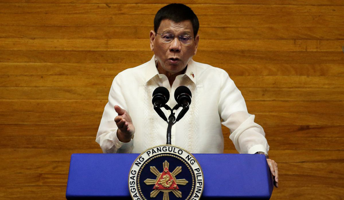 Philippine President Rodrigo Duterte